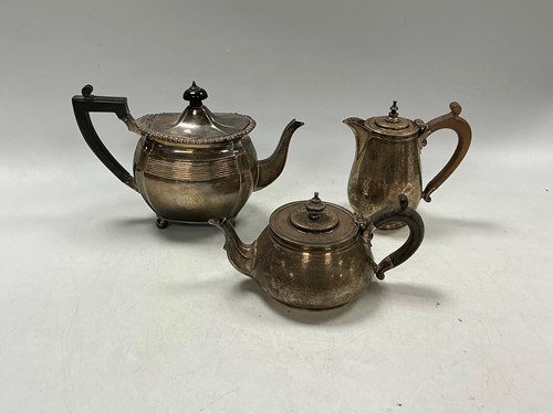 Lot 345 - A Victorian silver bachelors teapot