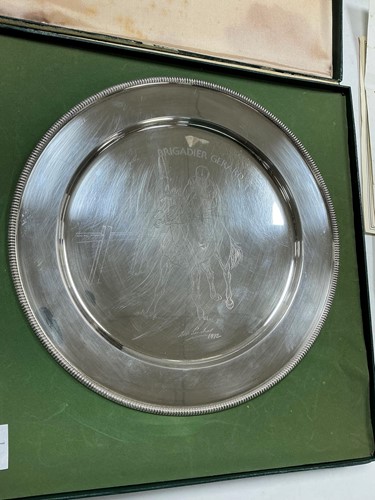 Lot 336 - An Elizabeth II presentation silver plate by...