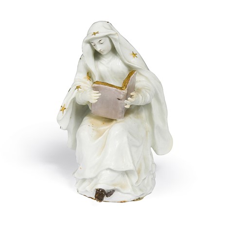 Lot 609 - A Bow porcelain figure of a nun, circa 1775
