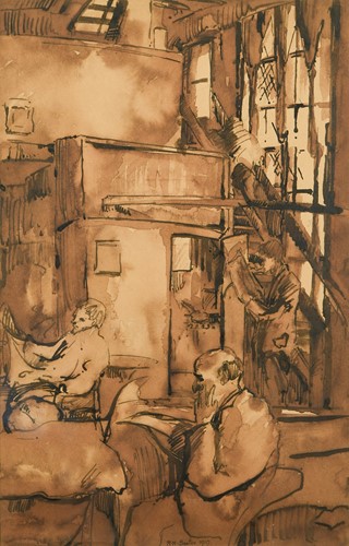 Lot 135 - Rudolf Helmut Sauter RBA, RI, RPS, RWA (German, 1895-1977)