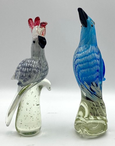 Lot 29 - Two Murano style glass figures