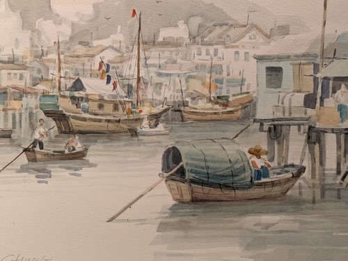 Lot 411 - Chin Chung (Chinese b.1933) (2)