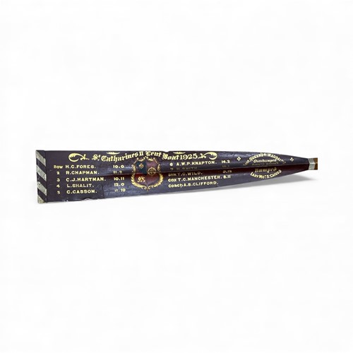 Lot 166 - A Cambridge University presentation oar, dated...