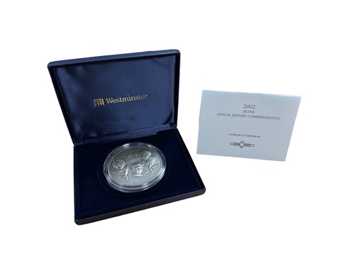 Lot 74 - 2002 Westminster Silver Medal St George and the Dragon