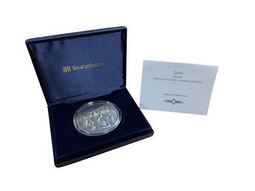 Lot 76 - 2003 Westminster Silver Medal St George and the Dragon