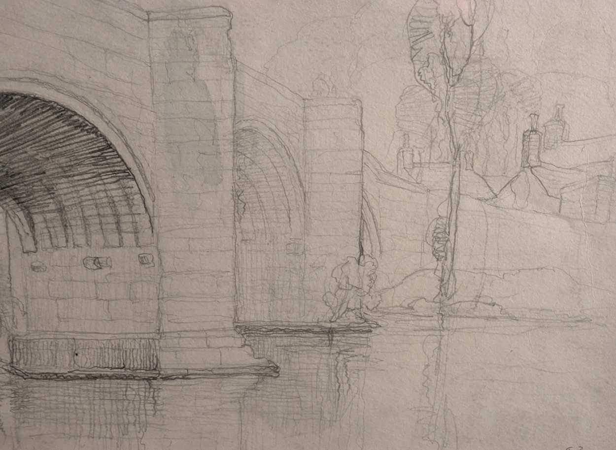 Lot 424 - Attributed to Frank Brangwyn (British, 1867-1956)