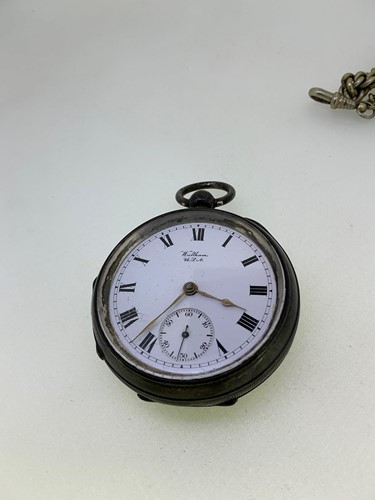 Lot 278 - An early 20th century hallmarked silver pocket...