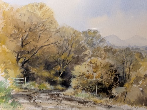 Lot 412 - Collection of Four Watercolours, Modern Contemporary (4)