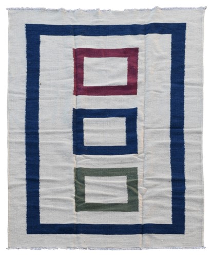 Lot 234 - A contemporary kelim carpet