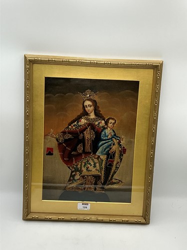 Lot 109 - Cusco School (19th century) Madonna and Child...