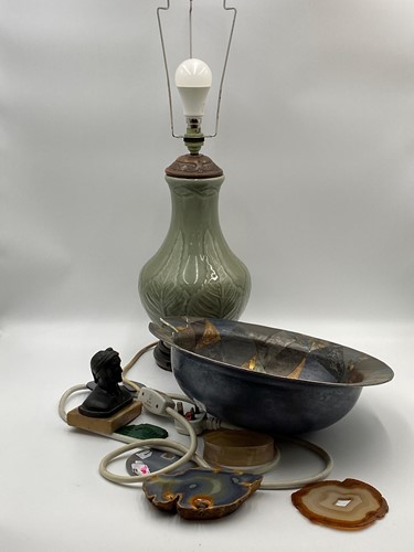 Lot 128 - A modern Chinese celadon glazed vase, with...