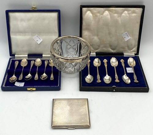Lot 361 - A small collection of silver wares, to include...