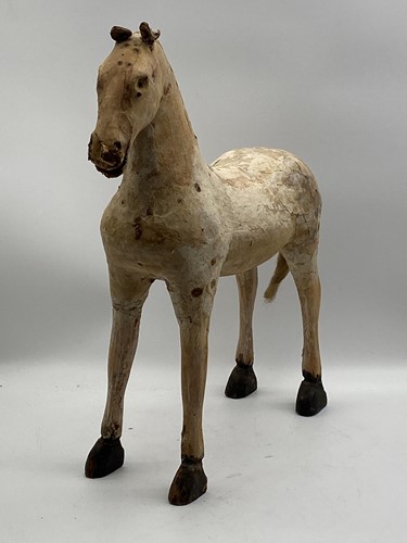 Lot 55 - Late 19th century folk art horse, possibly...