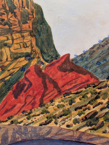 Lot 534 - Edwin Pareroultja (Born North Territory W.Australia 1918-1986)