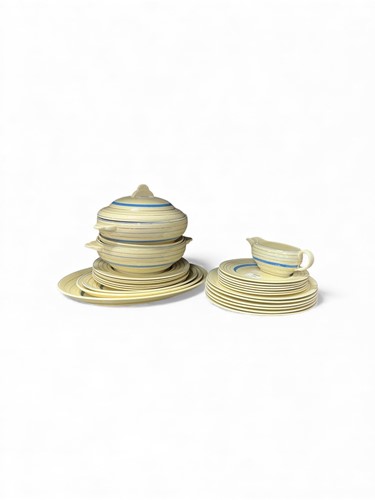 Lot 98 - A Clarice Cliff part Dinner service, two...