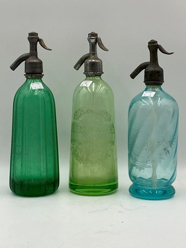 Lot 8 - Three french soda syphons