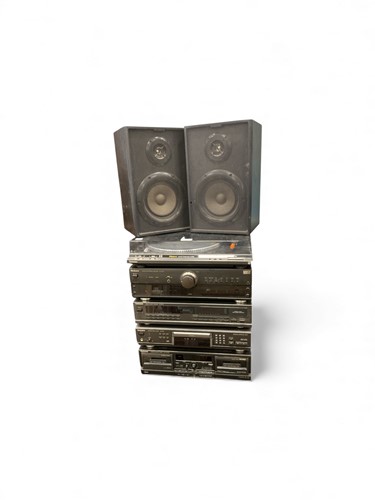 Lot 192 - Technics - A stereo stacking system comprising...