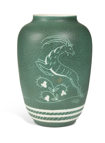 Lot 53 - Gmundner Keramik, a large Art Deco stoneware vase