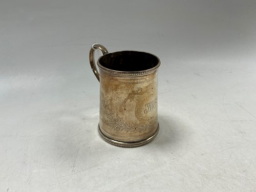 Lot 305 - A Victorian Christening mug, by James Beebe,...