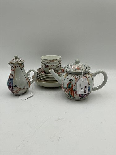 Lot 68 - A part Chinese tea service, 18th century,...