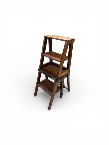 Lot 438 - An Edwardian mahogany set of metamorphic...