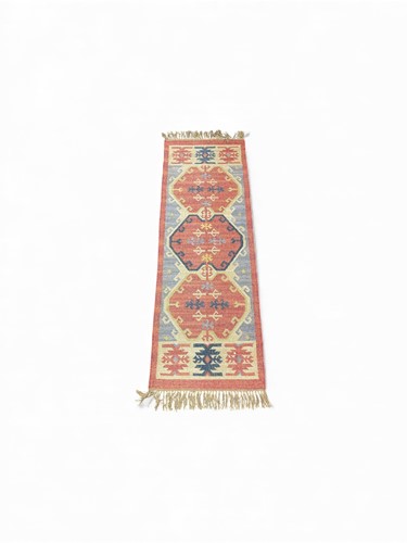 Lot 837 - A Kazak-style flat weave kilim...