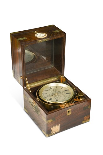 Lot 683 - A marine chronometer by Daniels Liverpool, 19th century