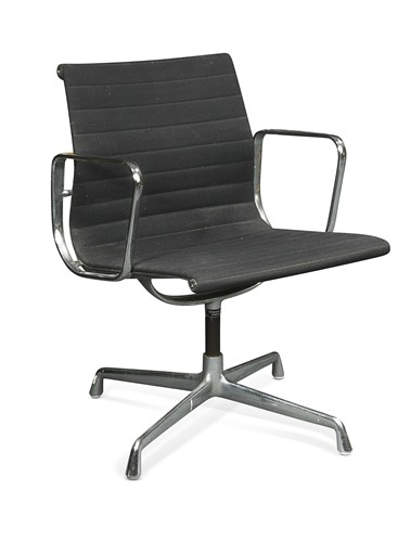Lot 239 - After Charles and Ray Eames, an aluminium group EA108 swivel chair by Vitra