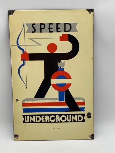 Lot 50 - London Underground, enamelled sign 41 x 26cm