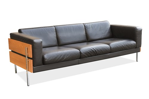 Lot 261 - A 'Forum' three-seat settee, originally designed by Robin Day for Habitat, modern