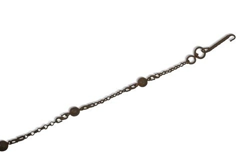 Lot 711 - A set of four Indian wrought-iron chains, late 18th century