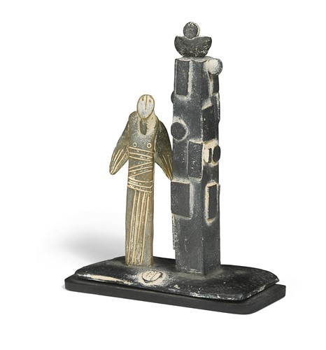 Lot 60 - John Maltby (1936-2020), Angel with Sculpture