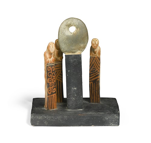 Lot 61 - John Maltby (1936-2020), Looking at Sculpture (Hepworth)