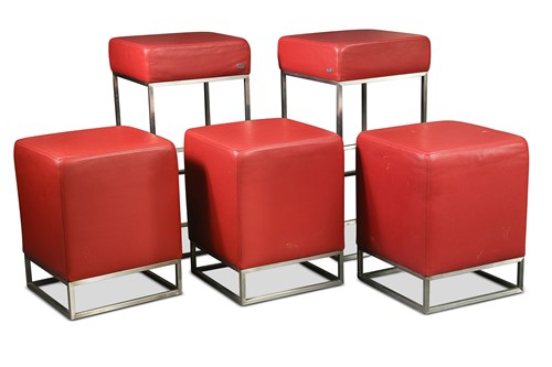 Lot 269 - Paolo Piva for de Sede, a pair of DS 218/55 bar stools