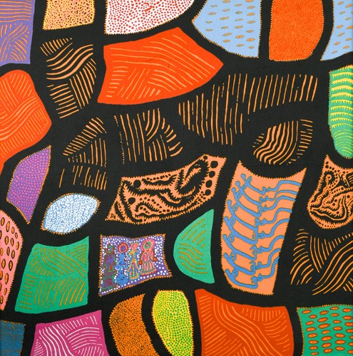 Lot 153 - Yayoi Kusama (Japanese 1929-), Alone, Buried in a Flower Garden, 2014