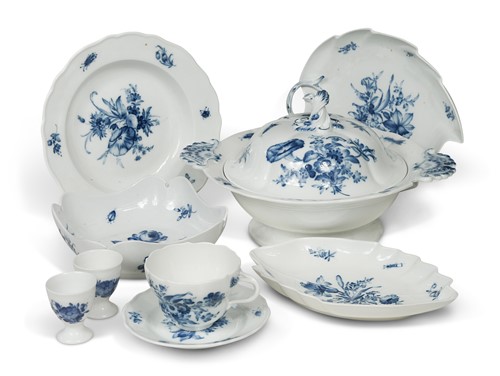 Lot 577 - A Meissen part dinner service. circa 1900