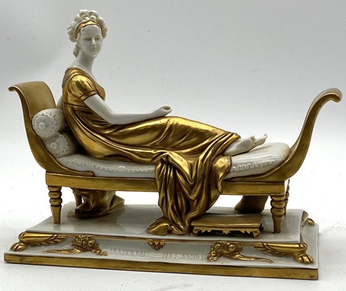 Lot 15 - A Scheibe Alsbach porcelain figure of Madame...