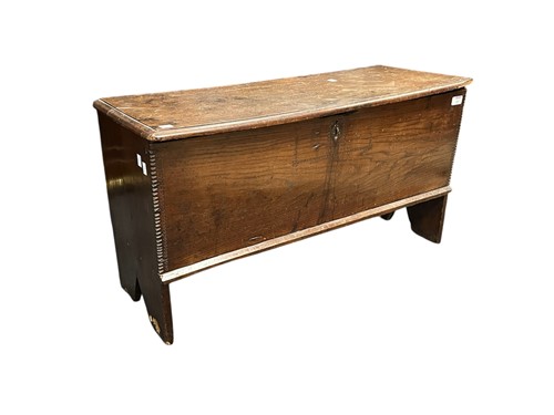 Lot 367 - A plain oak late 18th or early 19th century...