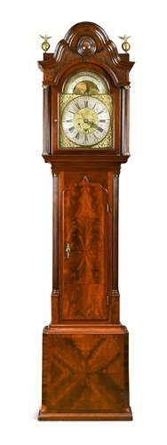 Lot 138 - A mahogany longcase clock, early 19th century