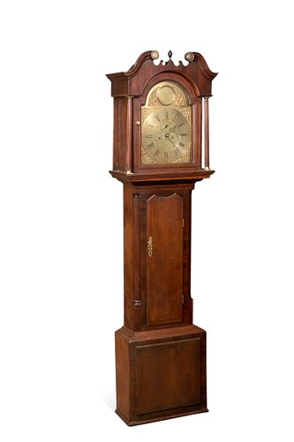 Lot 134 - A George III mahogany longcase clock