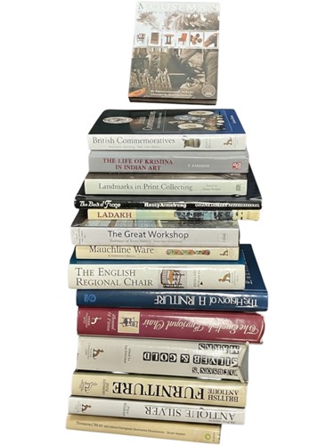 Lot 157 - A collection of antique reference books, to...