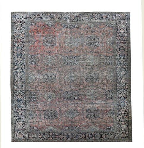 Lot 680 - A Mohtasham Kashan carpet, circa 1930