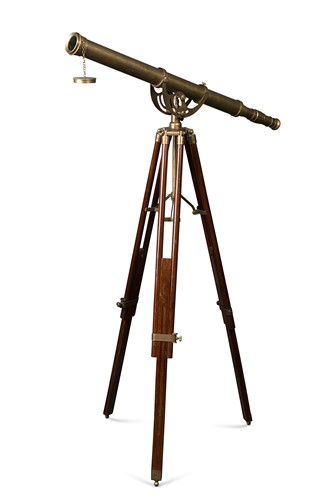 Lot 80 - A brass telescope