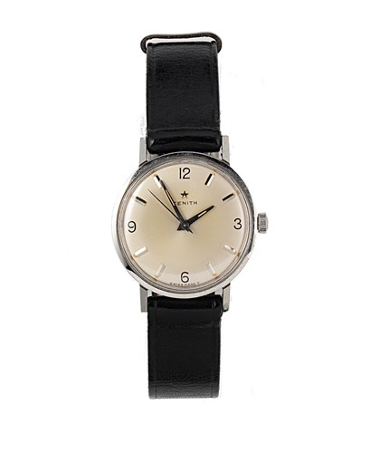 Lot 282 - Zenith - A stainless steel automatic wristwatch