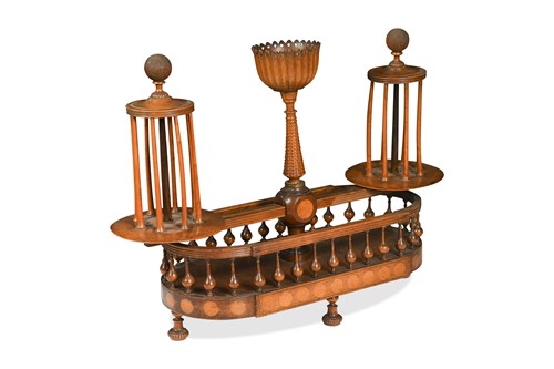 Lot 319 - A fruitwood table yarn winder, early 19th century
