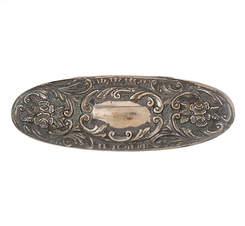 Lot 285 - An Edward VII hallmarked silver ring box