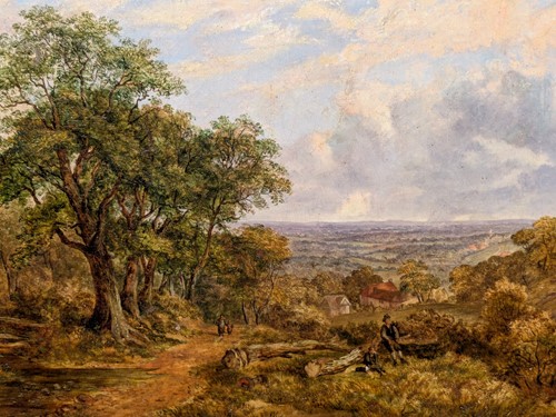 Lot 345 - Attributed to John Linnell (British, 1792-1882)