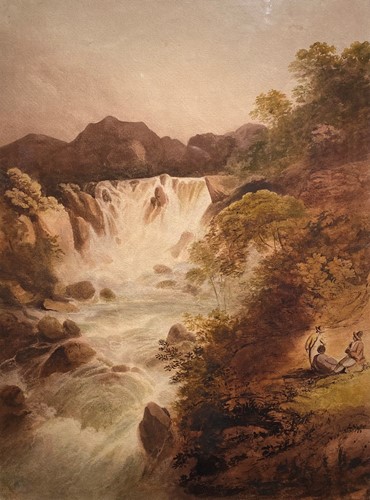 Lot 8 - Attributed Francis Nicholson (British, 1753-1844)