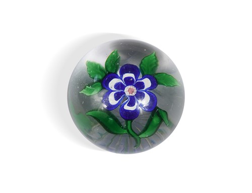 Lot 2 - Attributed to Saint Louis, a glass paperweight
