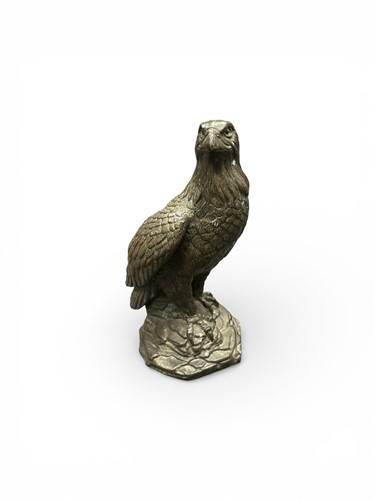 Lot 141 - A bronze model of an eagle